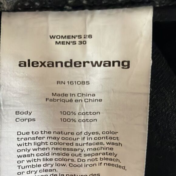 Alexander Wang Black Boyfriend Jeans, worn once - Picture 10 of 11